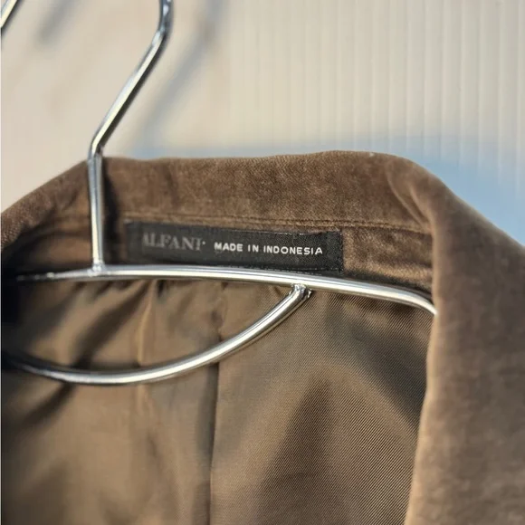 Alfani Brown Corduroy Sport Coat Classic Fit